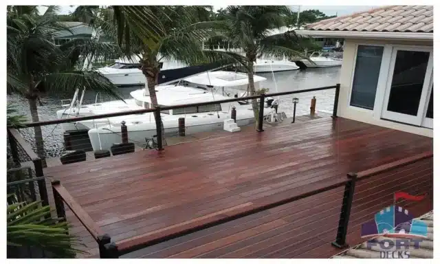 wood dock design near me in broward florida
